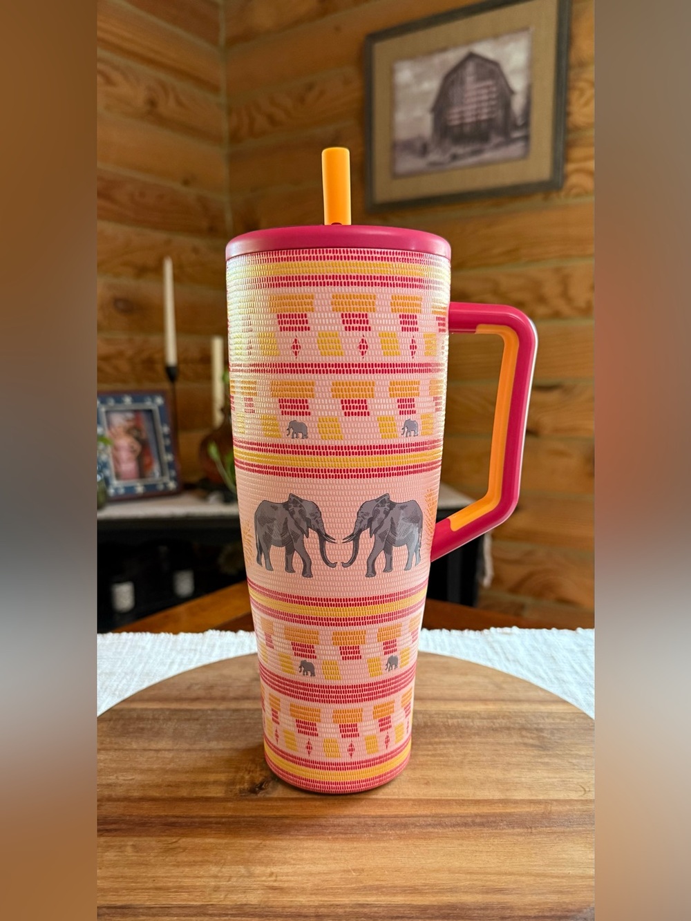 SAVANNA SUNRISE ELEPHANTS Brumate 40oz ERA Straw Tumbler • LIMITED EDITION